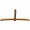 Ekena Millwork Bellingham Rough Sawn Timber Gable Bracket, Western Red Cedar, 108"W x 54"H x 4"D x 6"F, 12/12 Pitch GBW108X54X0406BEL00RWR - alternate 3